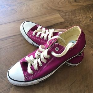Converse All Star Low Top Purple Sneakers